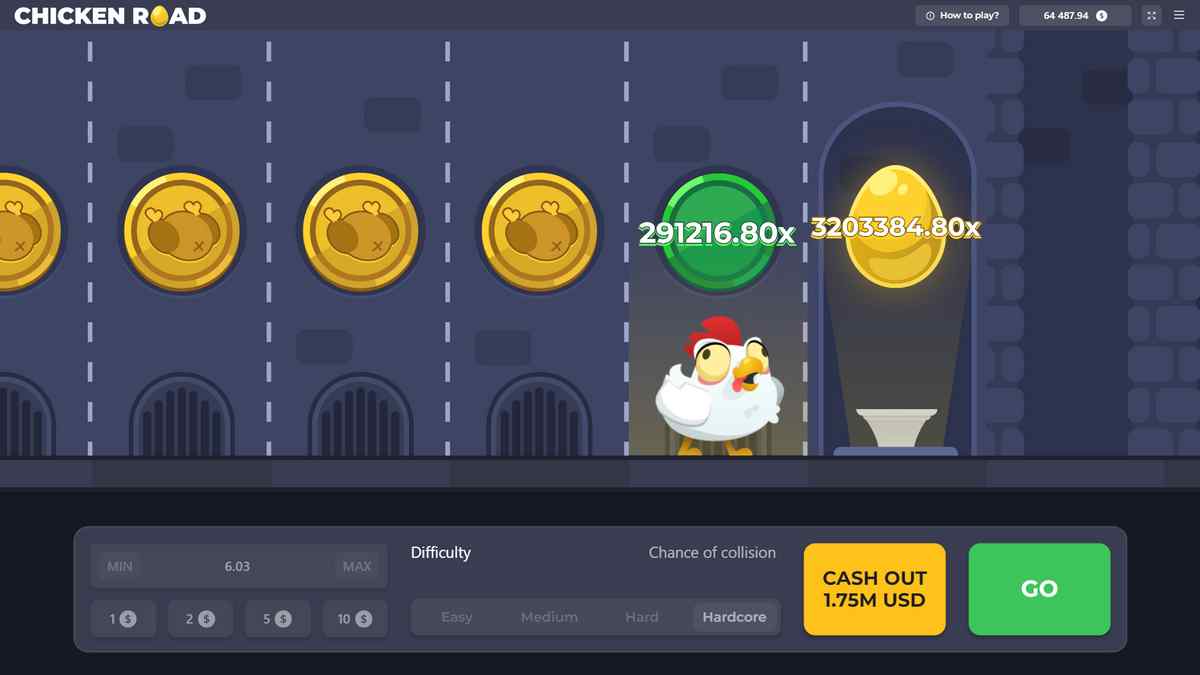 Come funziona Chicken Road: schermata di gameplay e moltiplicatore